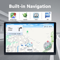 NaviHua Radio de Coche Android Universal con Pantalla Táctil de 13.1 Pulgadas, Navegación GPS, Unidad Principal Multimedia para Automóvil, Reproductor de DVD para Coche