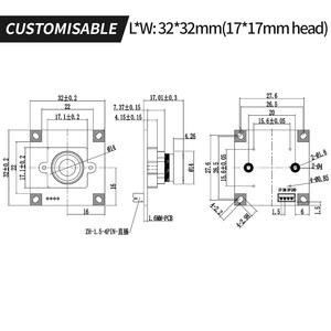 โมดูลกล้อง USB HD GC2053 CMOS ความละเอียด 1080P ระบบควบคุมการเข้าออกด้วยการจดจำใบหน้า เครื่องตรวจสอบบัตรประจำตัว เทอร์มินัลยืนยันตัวตนด้วยไบโอเมตริกซ์ ระบบรักษาความปลอดภัยด้วยไบโอเมตริกซ์ - Product Image 3