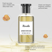 Parfum unisexe boisé ambré chaud 50 ml, longue tenue, parfum doux, boîte cadeau blanche minimaliste, livraison rapide en 3-5 jours à l'étranger