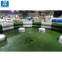 Jeu de machine à wipeout gonflable Tapis matériel DWF Éliminateur de wipeout gonflable