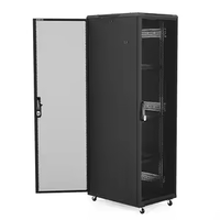 Penjualan terlaris 42U-harga murah-600*800*2000 rak Server pusat Data 19 inci standar, kabinet jaringan dengan kipas pendingin, produsen