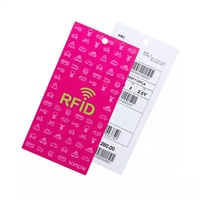 Étiquette de vêtement RFID UHF 860-960 MHz, étiquette de vêtement RFID pour vêtements