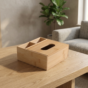 Hermosa Caja de Papel Tisú Multiusos, Creativa, Clásica, de Bambú Ecológico, Duradera, con Logotipo Personalizado Gratuito, para Uso en Hoteles y Hogares - Product Image 6