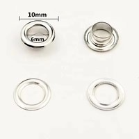 400pcs 6mm DIY Brass Grommet Kits 4 Warna Set Lubang Kancing Alat Pemasangan untuk Sabuk Kulit Pakaian OEM ODM Didukung Model KC-Q018-4