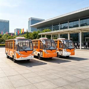 Autobús Turístico Eléctrico Eco Green Power de 21 Plazas con Funcionamiento Silencioso para Recorridos Turísticos en Parques de Zonas Húmedas - Product Image 1