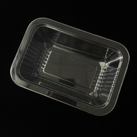 Wegwerp PET PP voedselcontainer blister vacuümvorming fruitverpakking tray op maat gemaakte transparante plastic verpakking tray voor durian