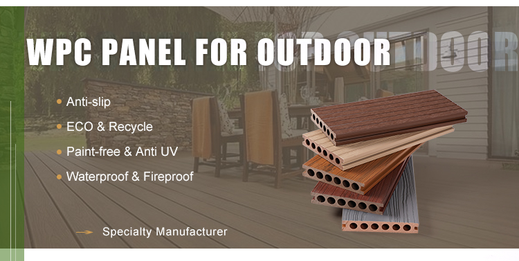 Outdoor composite decking WPC composite decking Outdoor flooring(图2)