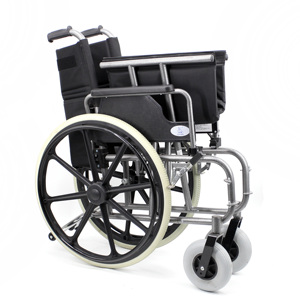 Steel Foldable <strong>Manual</strong> <strong>Wheelchair</strong> For Elderly Disabled Clinic Use Adjustable Height 200KG Capacity Rehabilitation Equipment - Product Image 4