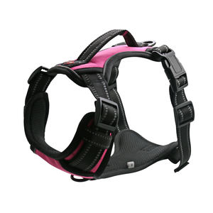 Hotselling Aangepaste Hondentuig Reflecterende Nylon Tactische Vest Grote XL Maten Breakaway Anti-Trek Wandel- en Loopvest met Lintdecoratie - Product Image 5