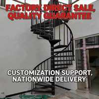 Escalier en spirale en bois, escalier en spirale en acier inoxydable, escalier en spirale noir, escalier en travertin, design d'escalier extérieur, escalier en métal