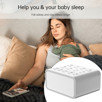 Machine à bruit blanc facile à utiliser avec plusieurs sons relaxants