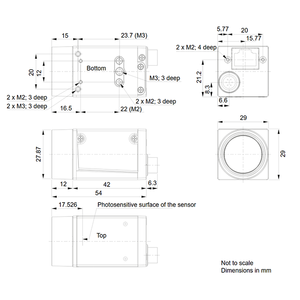 बेलर AcA3800-10gm/सी 3840*2748 10mp 1/2.3 "मोनो और रंग रोलिंग शटर गिज क्षेत्र स्कैन औद्योगिक कैमरा - Product Image 4