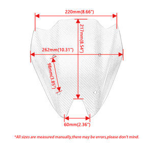 Ajustement pour Kawasaki <span class=keywords><strong>Z</strong></span> <span class=keywords><strong>1000</strong></span> 2011 2012 <span class=keywords><strong>2013</strong></span> 2014 accessoires de moto pare-brise en Fiber de carbone pare-brise - Product Image 3