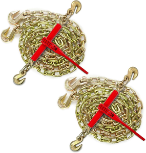 Grade 70 Galvanized J Hook Tow Chain and T/J With Zinc 5/16In Heavy Duty Double Hooks Tow Truck J Hooks Metal Chain Stee - Product Image 1