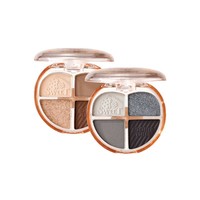 Palette de fards à paupières quatre couleurs XIXI Cosmetics pour femmes, nacré, scintillant, illuminant, mat, contouring, maquillage des yeux