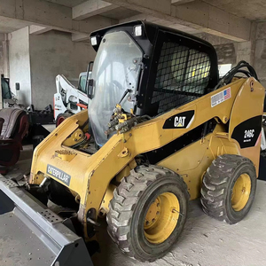 CAT caterpillar 246c chargeuse compacte meilleure fule économie chargeuse sur pneus terrassement hydraulique chargeuses d'occasion cat 246c à vendre - Product Image 1