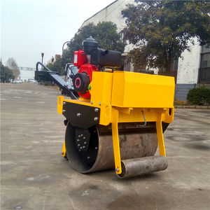Fabrik preis Handheld Single Wheel Road Vibrations walze 300kg 800kg Asphalt Beton Boden verdichter Pumpe Motor Kern komponenten - Product Image 4