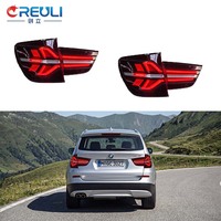 Feux arrière LED CREULI pour BMW X3 F25 2010-2017, feux stop, feux de sécurité, accessoires de voiture, ensemble de feux arrière