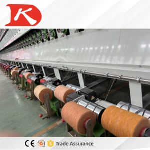 เครื่องปั่นเส้นใยฝ้ายควบคุมด้วย PLC ยี่ห้อ Kingkangda แบบมอเตอร์ขับเคลื่อน  ความจุสูงสุด 80 หัวปั่น สำหรับการผลิตเส้นด้าย - Product Image 4