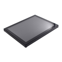 Écran tactile capacitif industriel étanche IP65 de 13, 15 et 17 pouces, lisible en plein soleil, à cadre ouvert, compatible Linux