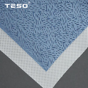 Chiffons de nettoyage industriels TESO écologiques en polypropylène bleu/blanc 20cmX30cm pliés pour le nettoyage des machines automobiles et aérospatiales - Product Image 3