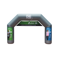Arche gonflable personnalisée pour événements sportifs, avec ventilateur intégré, imperméable et facile à installer