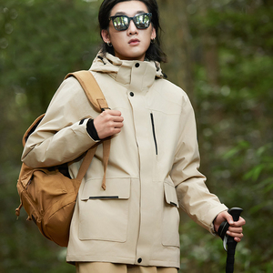 Manteau d'hiver en duvet enduit de graphène rempli de canard pour femmes capuche ajustée veste imperméable coupe-vent chaude en polyester pour une utilisation en extérieur - Product Image 2