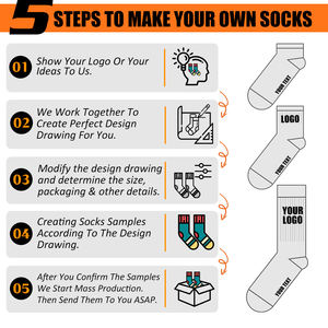 مصنوع خصيصًا لشعارك الخاص أنبوب تزلج تصميم مخصص جوارب رياضية - Product Image 4