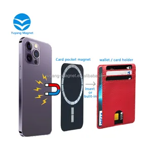 مغناطيس magsafepowerbank بسعر منخفض جيب بطاقة n52 ndfeb مغناطيسي