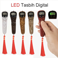 Cadeau islamique, tasbih numérique à LED pour musulmans, compteur électronique de prières, compteur de chapelet électronique, 10 couleurs, perles de tasbih à main