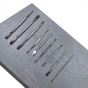 ASAP Professional Double-Ended Stainless Steel Reusable Cuticle Pusher Manicure Polish Tool Set for Nail Art - Product Image 1