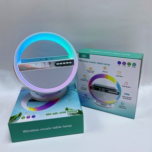 G आकार समतल करने वाले स्पीकर एफएम रेडियो स्पीकर यूएसबी एमपी 3 प्लेयर अलार्म लौ के साथ प्रकाश कंप्यूटर स्पीकर जी 5 के लिए - Product Image 2