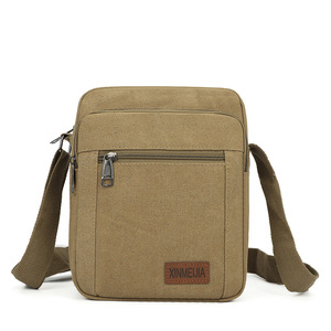 Bolso Bandolera de Lona para Hombre, Estilo Vintage, con Cierre, Moderno - Product Image 2