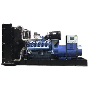 1000KW 1250KVA Open Type Electric Generators Diesel Powered by Weichai Baudouin Engine Diesel Generator genset