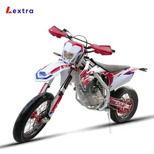 Lextra 250cc空冷スーパーモタードモトシクレタ4Tクロスバイクダートバイクモトクロス300ccモーターサイクル4ストロークオフロードダートバイク