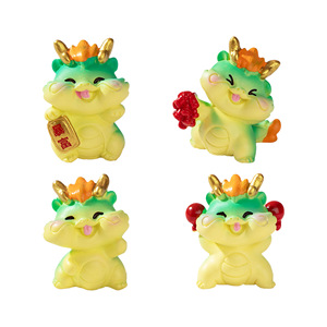 Los más vendidos: Adornos de dragón Chunjun Landscape, nuevos y bonitos, accesorios de joyería, muñeco de campo, zodiaco del año del dragón, adorno para coche o escritorio. - Product Image 1
