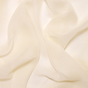Tessuto in <span class=keywords><strong>Chiffon</strong></span> <span class=keywords><strong>di</strong></span> <span class=keywords><strong>Seta</strong></span> <span class=keywords><strong>di</strong></span> Gelso 100% Lusso per Sposa, 6 Momme, Sostenibile, Trasparente, per Abito da Sposa, Abito da Sera, Sciarpa - Product Image 2