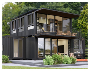 Maisons préfabriquées modulaires en conteneurs maritimes de 40 pieds, très vendues, pour bureau, chambre ou villa, en acier, populaires aux États-Unis - Product Image 2