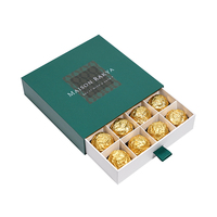 Maßgefertigte Größe & Design Schokoladenverpackungsboxen Mehrere Stile Hochwertige Lebensmittelgeeignete Geschenkboxen für Schokolade, Macarons & Süßigkeiten