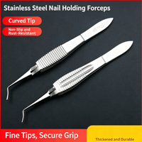 Micro-pinces à ongles sclérales, droites, courbées, inversées, semi-circulaires, pour la fragmentation du noyau et les pinces à flaps pour la chirurgie ophtalmique