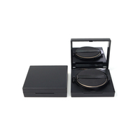 OEM noir mat vide coussin fond de teint emballage maquillage 12g compact poudre conteneur coussin d'air cas
