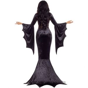 Disfraz de Halloween de bruja gótica de fábrica, vestido de actuación, mascarada de murciélago vampiro - Product Image 5
