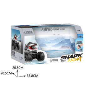 لعبة جاكو الرائجة: سيارة قرش برمائية تعمل بالتحكم عن بعد مع وظيفة رش الماء، لعبة للأطفال - Product Image 3