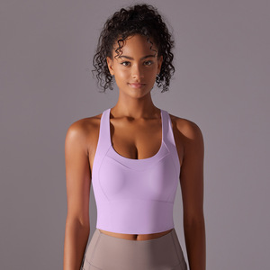 GC TikTok Viral Yoga Bra-Haut de fitness sexy à dos ouvert, support de levage non rembourré pour la course à pied Buttery Soft Wholesale - Product Image 1
