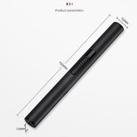 Briquet Électrique Rechargeable Portable Coupe-Vent avec Affichage Numérique et Lampe Torche – Entrepôt UE Canada