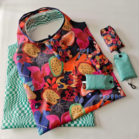 Sac fourre-tout pliable et réutilisable, imprimé d'animaux personnalisés, écologique et recyclable, avec logo, pour pique-nique en plein air et vente en gros