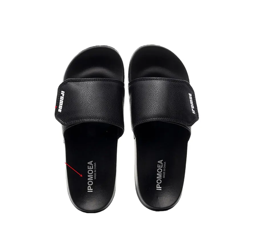 Summer fashion personality wear custom logo slippers men's buckle sports sandals EVA flip flops women's beach shoes