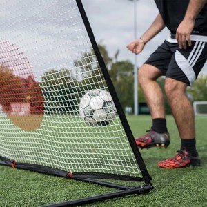 Portería de Fútbol Plegable Portátil <span class=keywords><strong>Directa</strong></span> de Fábrica con Red de Rebote, Equipo Auxiliar de Entrenamiento para Porteros - Product Image 5