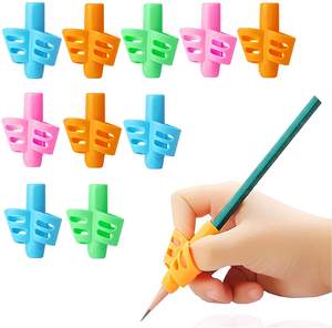 Children <strong>Pen</strong> Writing Aid Grip, Silicone <strong>Pen</strong> <strong>Gripper</strong> High Quality Correct Wrong <strong>Pen</strong> Holding and Sitting - Product Image 4