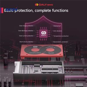 <span class=keywords><strong>Daly</strong></span> para Baterías de Iones de Litio de 3.7V para Bicicletas Eléctricas, Sistema de Gestión de Baterías <span class=keywords><strong>BMS</strong></span> de <span class=keywords><strong>10S</strong></span> 36V 15A para Paquetes de Baterías de Iones de Litio de 36 Voltios - Product Image 3